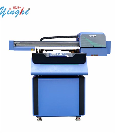 60×90cm uv printer with camera do the 3D sticker Fast and convenient #yinghe #uvprinter #tpu