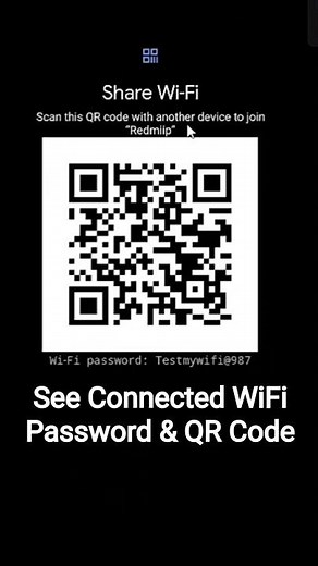 See Connected WiFi Password & QR Code in Vivo Mobile