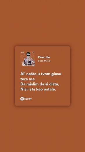 Sasa Matic - Pravi Se Da Me Nisi Cula | Speed Songs