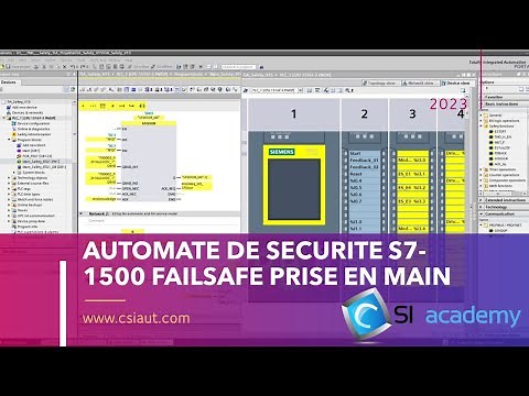 AUTOMATES DE SECURITE SIEMENS S7-1500 FAIL SAFE – PRISE EN MAIN