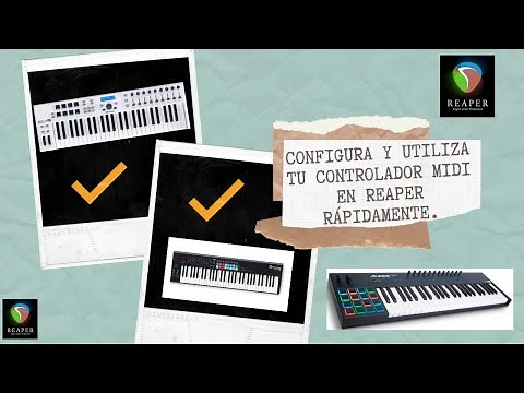 How to set up and use your MIDI controller in REAPER.