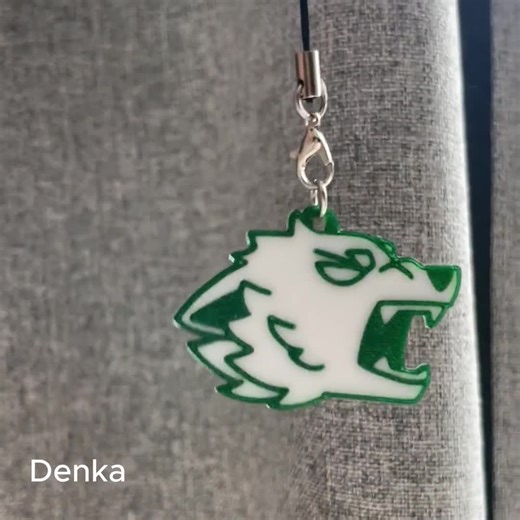 Furry Wolf Keychain | Phone Charm - Etsy
