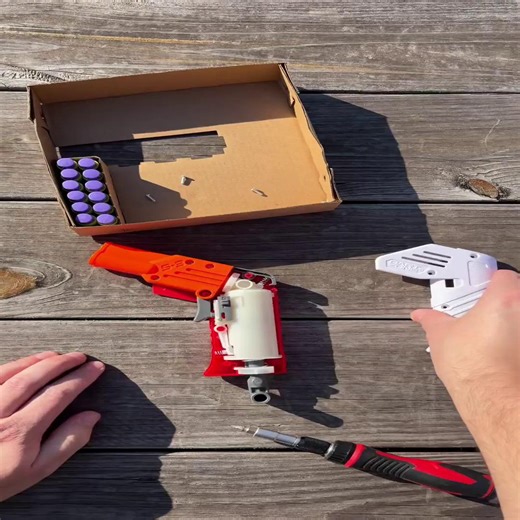 There's nothing like firing a dart blaster you built yourself 👏 3 Steps to the Best Holiday Ever 1️⃣ Order the Build It Yourself Solo Pro Kit on DartZoneBlasters.com 2️⃣ Gift this to anyone in your life who loves both DIY and dart blasting (yourself included 😉) 3️⃣ Follow these instructions and begin triple-barrel-blasting within minutes | Dart Zone Blasters