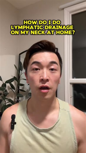Benjamin Yim | Longevity & Aligned Movement on Instagram: "Comment WATER for best support after massage . Most people do lymph drainage on their neck…but skip the part that makes it actually work. Why the neck matters. Your neck and collarbone area is like the main exit ramp for fluid from your face and upper body. When that area is tight from stress, posture, and long desk days, drainage gets slower. That is when you see it. Puffy face. Heavy jaw. Dull skin. That “I slept but I still look tired