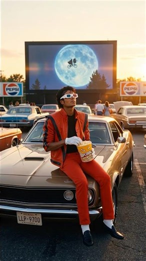 Michael Jackson At The Drive-in In 1991