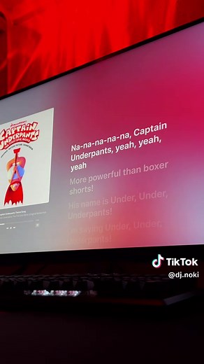 captain underpants theme song #weirdalyankovic #lyrics #fypシ #lyricsvideo #captainunderpants