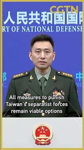 All measures to punish Taiwan's separatist forces remain viable options