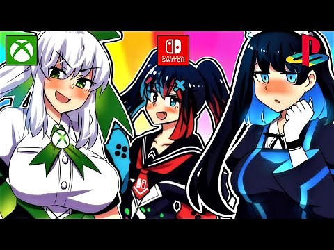 if GAME CONSOLES became ANIME GIRLS (if everything was anime girls)