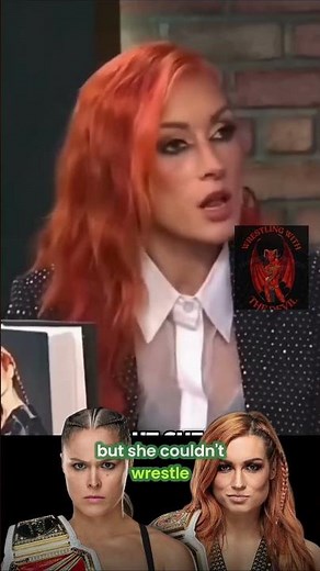 Becky Lynch-Rhonda Rousey never learned the craft of wrestling #rhondarousey #theman #wwe #wweraw