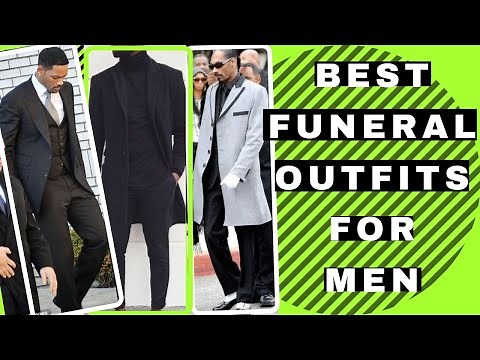 Best Funeral Outfits for Men | Special Collection |what can men wear to a funeral?!!