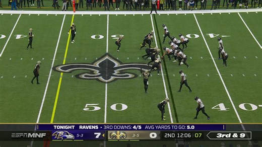 Lamar Jackson evades defender, loses ball then nearly connects on deep heave on the run to DeSean Jackson