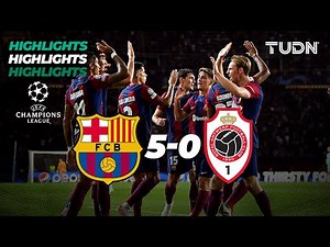 Barcelona 5-0 Antwerp - HIGHLIGHTS | UEFA Champions League 2023/24 | TUDN