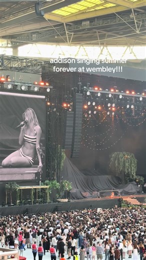 Addison Rae Shines at Wembley Performing 'Summer Forever'
