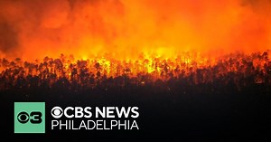 Thousands evacuated as crews battle wildfire in Ocean County, New Jersey