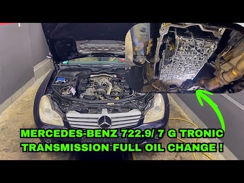 How To Do A Complete Gearbox Service On Mercedes-Benz CLS 7G Tronic!( OIL AND FILTER CHANGE )