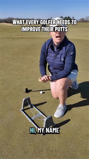 PUR Golf ⛳️ on Instagram: "What every golfer needs to improve their putts ⛳🎯 Meghan Johnston breaks down why putting isn’t about luck — it’s about training the right fundamentals the right way. The Pür Truth Trainer helps golfers build a consistent stroke, improve alignment, and create a true roll they can trust. Why it works: ✅ Adjustable path guides for different putting styles ✅ Trains face control & alignment ✅ Practice anywhere — no green required ✅ Trusted by competitive golfers, coaches,