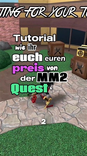 So holt ihr euch das gratis mm2 item🤓☝️ #roblox #telli #mm2 #tutorial #quest