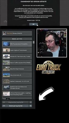 😂La 1.59 est disponible !!! 😂#ets2 #ats #truck #simulation #simulator