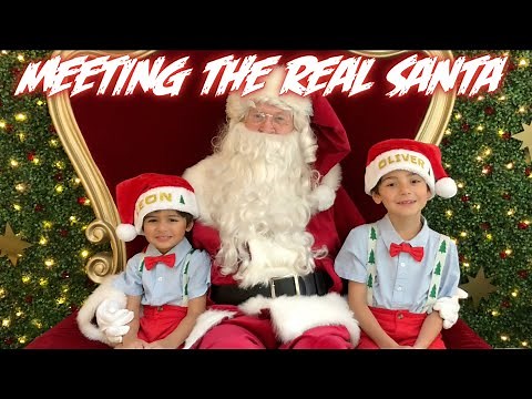 Meeting Santa In Real Life | Real Santa Claus Video