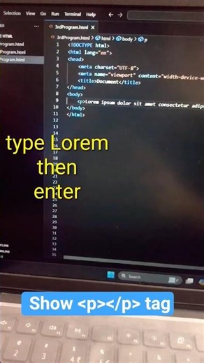 👉HTML p Tag Explain 1 Minute |HTML Basics for Beginners | what is p & Paragraph Tag in HTMl 🔥🚀✈️👍✨