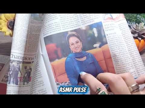 ASMR Newspaper Sounds for Sleep | Page Turning & Crinkles (No Talking)