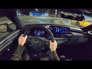 2021 Lexus ES 250 AWD F Sport - POV Night Drive (Binaural Audio)