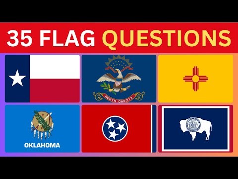 Can You Guess These 35 U.S. State Flags? | State Flag Quiz Challenge