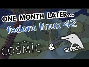 One Month with Linux: Fedora 42 Update, Switching to Cosmic DE, and My New SLIMBOOK Laptop!