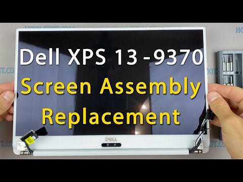 Dell XPS 13 9370 Screen assembly replacement | Step-by-step DIY Tutorial