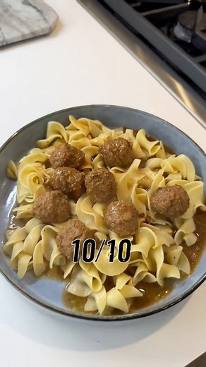 This meatball recipe is so easy and delicious! You can serve over egg noodles, mashed potatoes or rice! I had several different versions of this recipe. I would say this one is my favorite #meatballs #easymeals #SlowCookerMeals #whatsfordinner #crockpotmeals | JerzeepeachStyle | Facebook