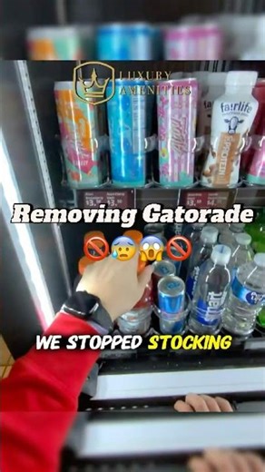 Removing Gatorade from our AI vending machine😱🤖￼