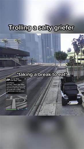 Trolling a salty griefer #gta #gta5 #gtaonline #fyp #r2hunter | gta 5