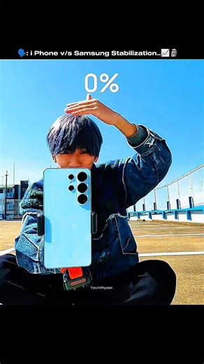 i Phone and Samsung Best 🔥💀 Stabilization i Phone 16 Pro Max vs Samsung S26 Ultra!