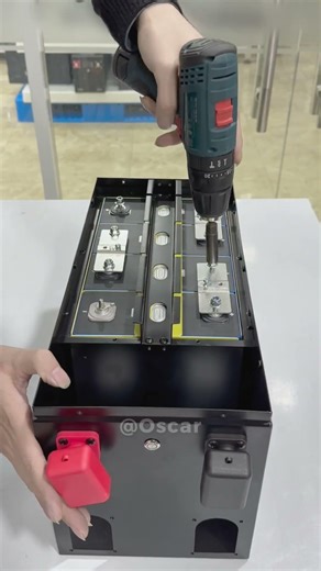 How I Assembled This Massive 314Ah Power Battery #shorts