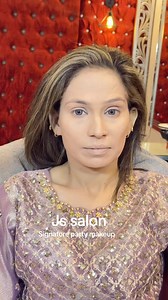 142 reactions | Signature party makeup byshaziajahangir transformation | JS Salon | Facebook