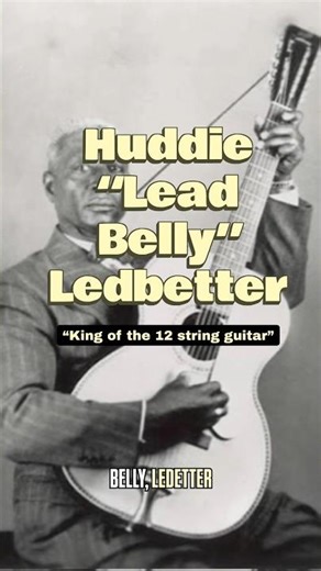 Lead Belly (Huddie Ledbetter) was an iconic American folk-blues musician famed for his voice, guitar