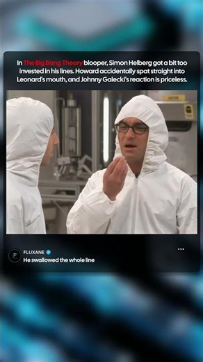 In The Big Bang Theory blooper, Simon Helberg got a bit too invested in his lines. Howard