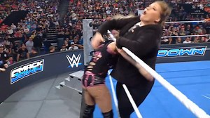 Charlotte Flair beat Chelsea Green, after the match Piper Niven and Alba Fyre attacked Charlotte.. Alexa Bliss saved Charlotte #SmackDown | The Low Blow