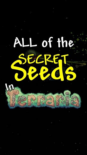 Terraria Slime 🌳 on Instagram: "Here are ALL of Terraria's SECRET SEEDS in v1.4.4.9 🌍🌳 🌲Follow @TerrariaSlime for more terraria content ⛏️ • • • • • #gaming #terraria #terrariamemes #terrariagameplay #relogic #terrariamobile"