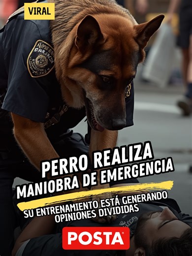 #Viral I😳 Un video protagonizado por Paco, un perro policía en #Madrid, ha llamado la atención de los usuarios al realizar compresiones torácicas como parte de un entrenamiento de primeros auxilios. 📌La escena ha sido interpretada por muchos como una muestra del potencial de los perros en situaciones de emergencia. No obstante, expertos señalan que, aunque el adiestramiento es avanzado, la RCP real debe ser aplicada por personas capacitadas para garantizar su efectividad. ¿Qué opinas, consider