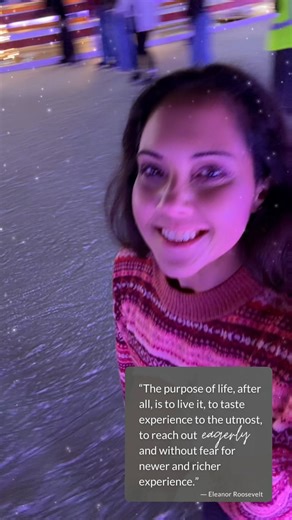 The purpose of life is to live it, taste experience to the utmost, to reach out eagerly and without fear for newer and richer experiences. - Eleanor Roosevelt #enchant #dancinginthemoonlight #livelifetothefullest #loveyourself #trynewthings