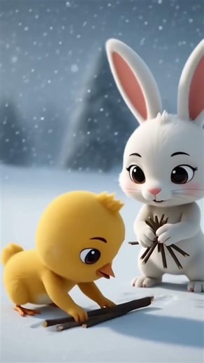 Heavy Snowfall Jojo & Momo: The Stormy Night❄️