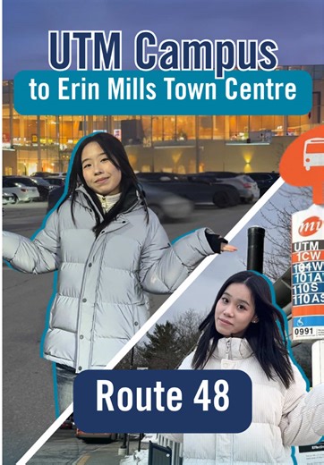 From campus to crepes in less than half an hour – we’re celebrating MiWay’s Route 48 now connecting #UTM directly to more of City of #Mississauga! 💙🚍 . Tap your U-Pass for unlimited travel on MiWay during the school year. 🪪🚏 #mississaugaontario #campuslife #discoverutm @UTM Residence @U of T Student Life @University of Toronto