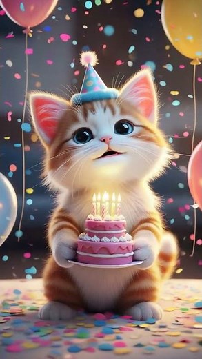 Happy Birthday To You – Cat Version 🐾🎉 | Viral Cute Cat Song