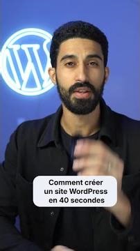 Comment créer un site WordPress en 40 secondes