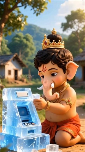 Ganesan makes a beautiful ATM machine | #shorts