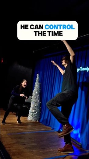 He can control time with a remote #comedy #acting #shorts