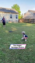 2-year-old baseball prodigy hits it out of the park – you won’t believe this! Heartsome 💖