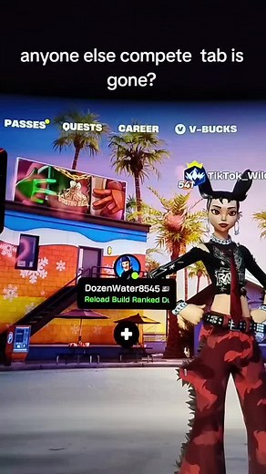 Why is the Compete Tab Missing in Fortnite?