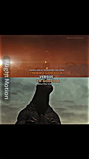 Thermo Godzilla VS Keizer Amp FW Godzilla #shorts #monsterverse #godzillafinalwars #1v1